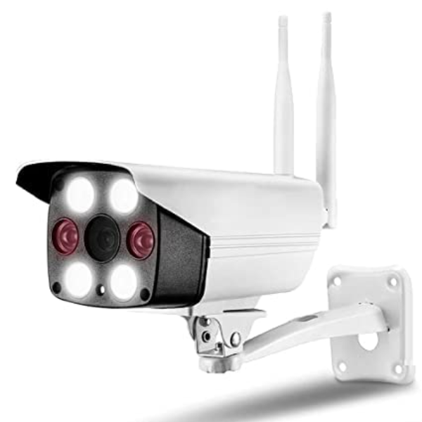 Close-up of CCTV cameras for effective surveillance and security monitoring.