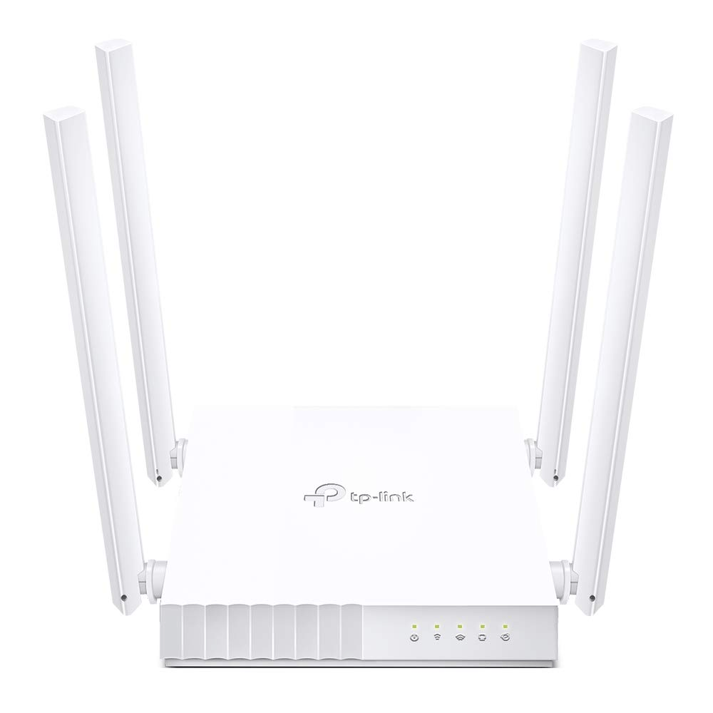 TP-Link Archer C24 delivers AC750 dual-band speeds, showcasing its sleek design and advanced Wi-Fi capabilities.